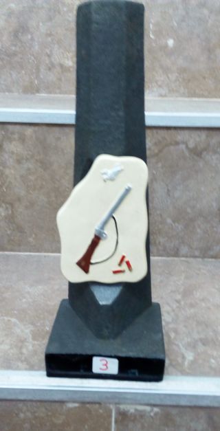 TROFEO CAZA TIRO DECORACIÓN ADORNO REGALO PREMIO