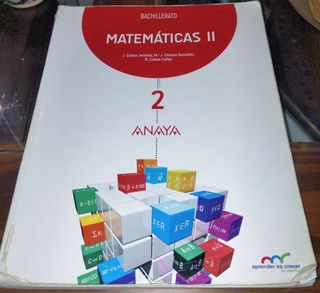 Matemáticas 2° Bachillerato