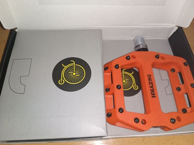 ☢️Pack Pedales plataforma planos naranja