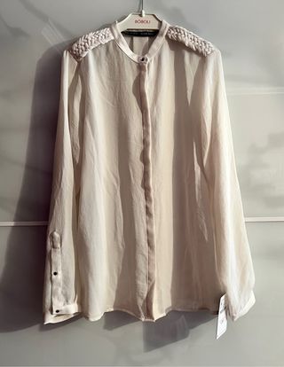 Camisa gasa Zara M. Nueva 
