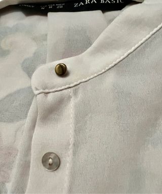 Camisa gasa Zara M. Nueva 