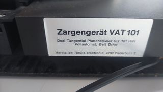 Tocadiscos tangencial Dual