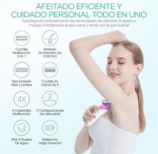 Afeitadora eléctrica (morada)