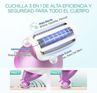 Afeitadora eléctrica (morada)