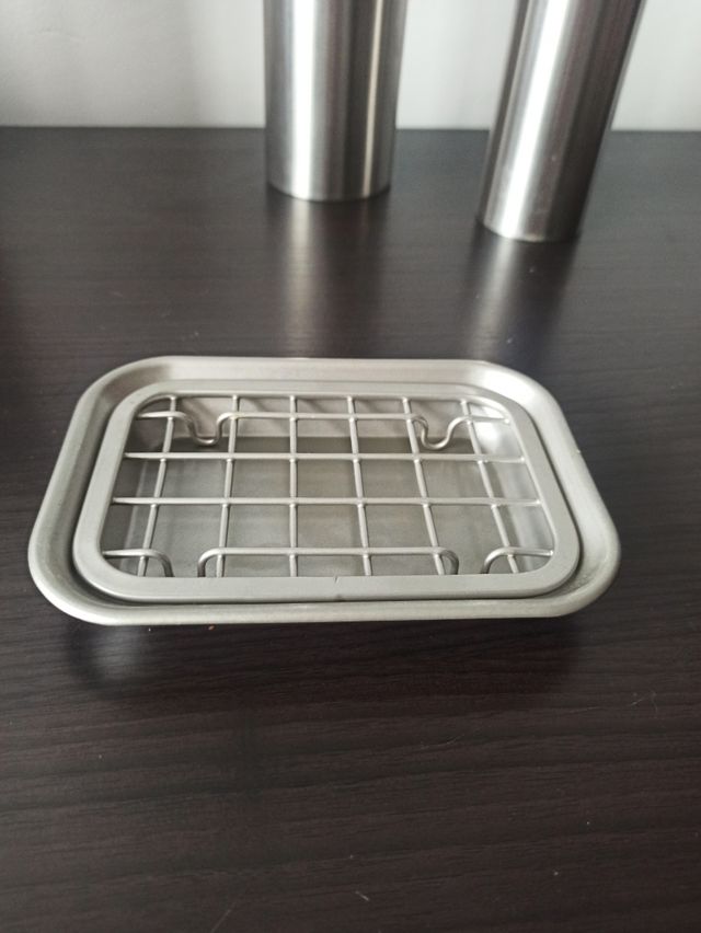 Set elementos cocina acero inoxidable