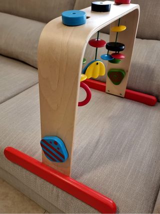 LEKA Gimnasio para bebé, abedul/multicolor