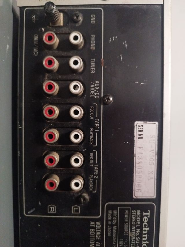 amplificador technics su-v505
