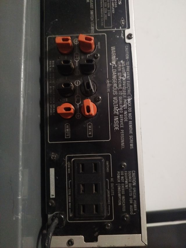 amplificador technics su-v505