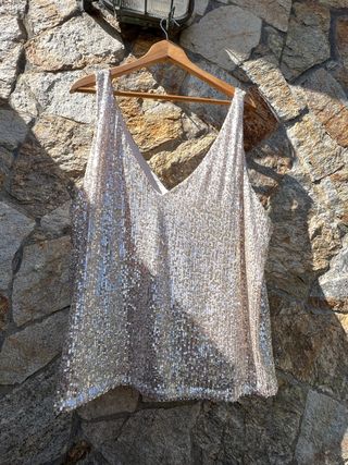 camiseta top hm tallas grandes