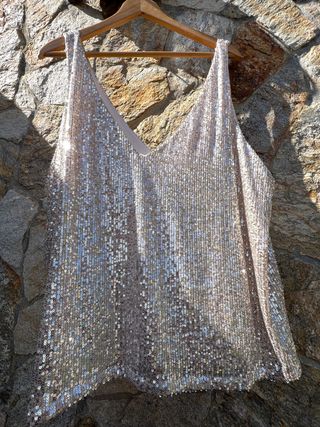 camiseta top hm tallas grandes