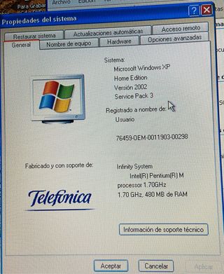 Ordenador Mod. AIRIS PC Portatil Multimedia W299