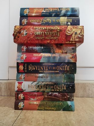 10 libros saga Reino de la Fantasía
