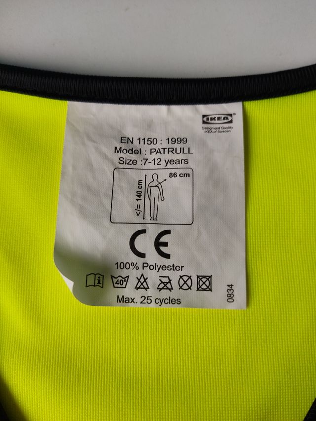 Chaleco reflectante niño/a