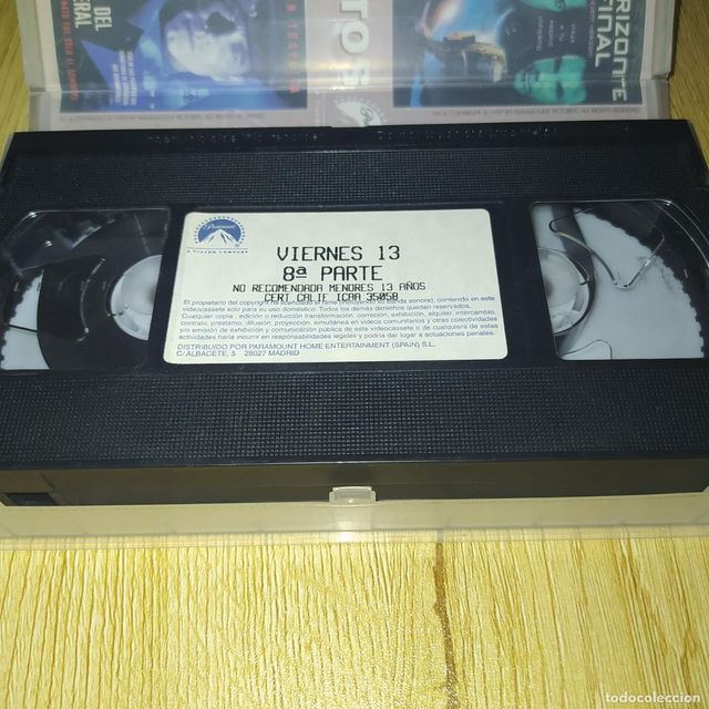 VHS Viernes 13 Part VIII Jason vuelve para siempre