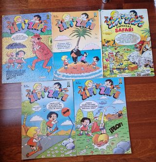 Pack comics ZIPI Y ZAPE 5 num