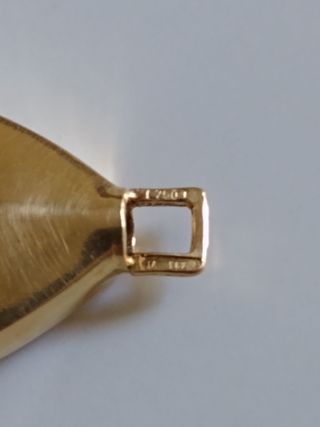 Collana in giada e oro 750. Vintage.