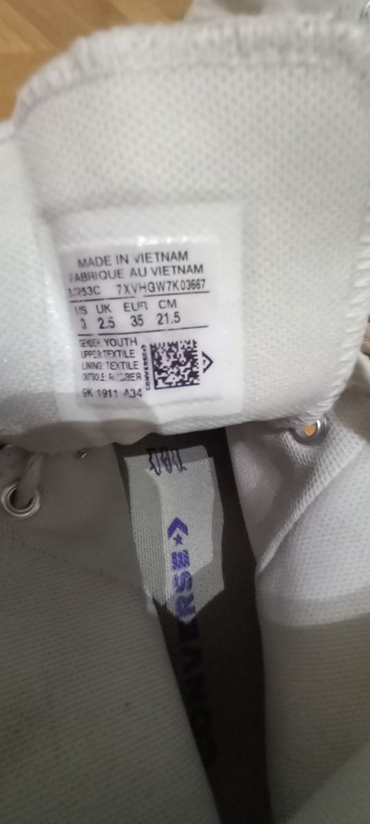 Zapatillas converse blancas