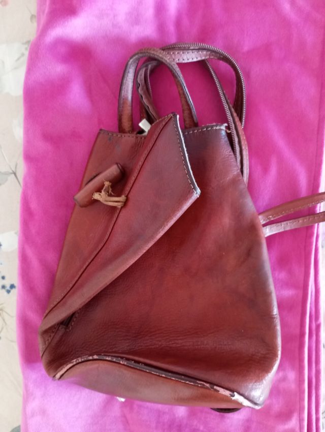 Mochila piel 100% Venecia.