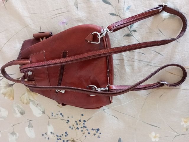 Mochila piel 100% Venecia.