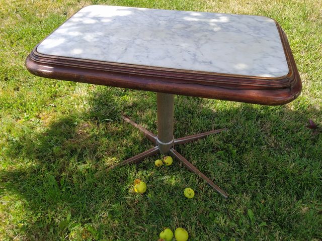 Mesa mármol vintage