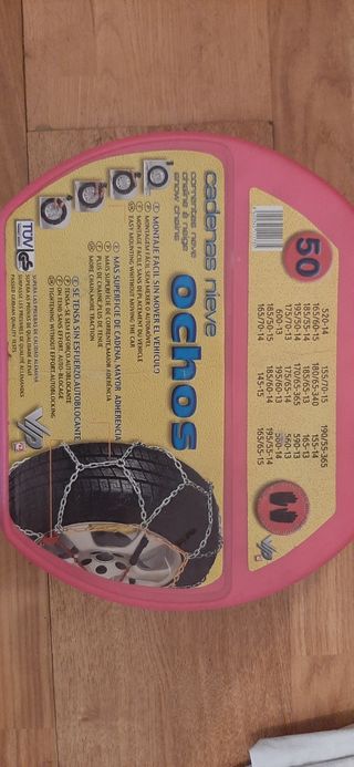 Cadenas para la nieve