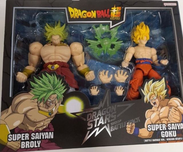 Dragon Ball Super Dragon Stars Super Saiyan Goku Battle Damage Ver. vs. Super Saiyan Broly Dragon Ball Z Battle 2-Pack