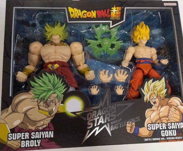 Dragon Ball Super Dragon Stars Super Saiyan Goku Battle Damage Ver. vs. Super  Saiyan Broly Dragon Ball Z Battle 2-Pack