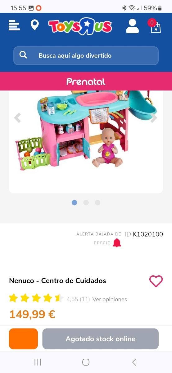 Centro de cuidados Nenuco + Muñeca