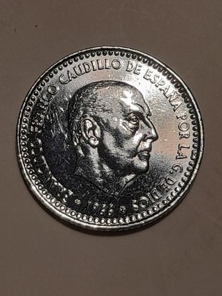 Monedas de 25 pesetas.