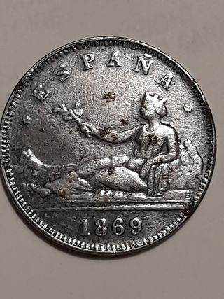 Monedas de 25 pesetas.
