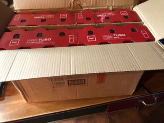 Vasos de Tubo de cristal