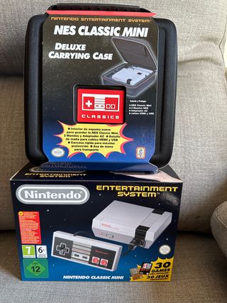NES- Nintendo Classic Mini + Funda
