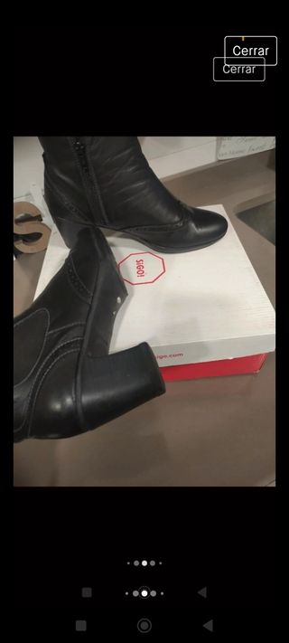 Botín Piel Negro