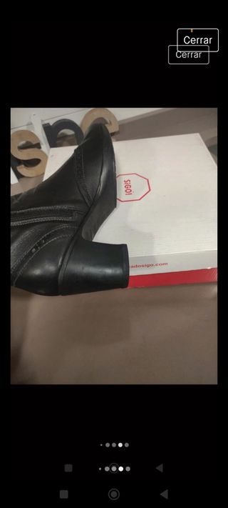 Botín Piel Negro