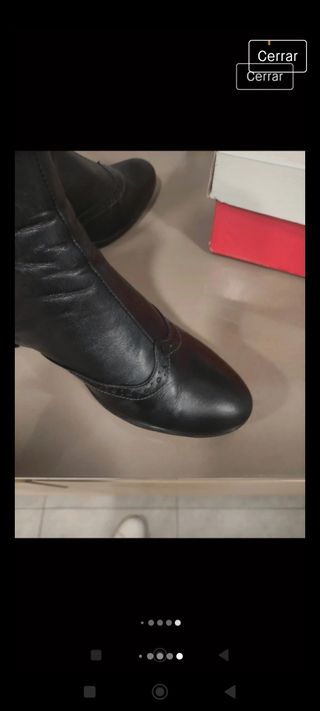 Botín Piel Negro