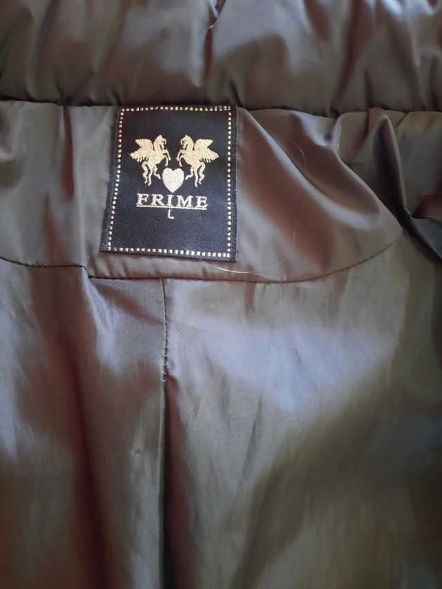 Piumino da donna verde