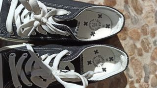 2 pares rojo/negro de Zapatillas tipo CONV3RSE 36