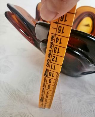 Centro de mesa de cristal de Murano vintage.