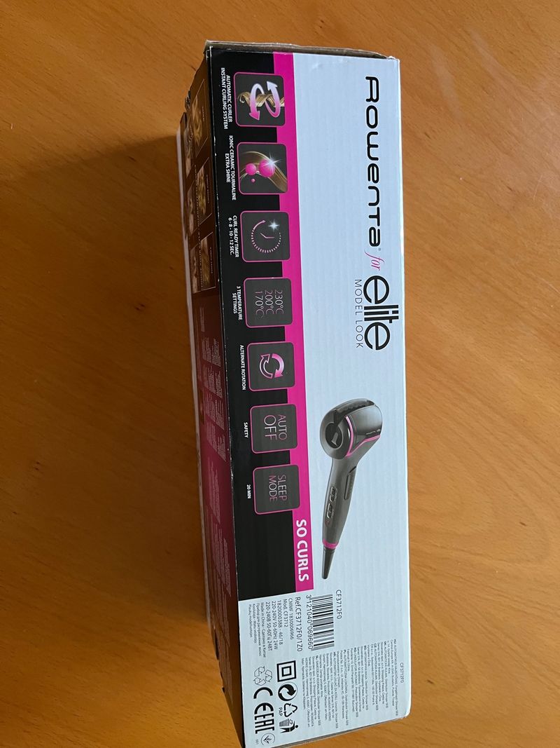 Curls Elite Cf3712f0 Ondulator Automat Rowenta So Curls Elite