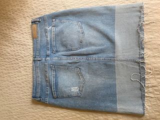 falda vaquera tejano bicolor