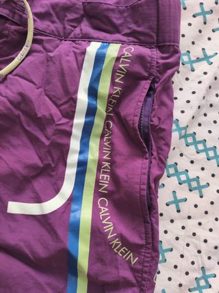 Bañador morado Calvin Klein talla L