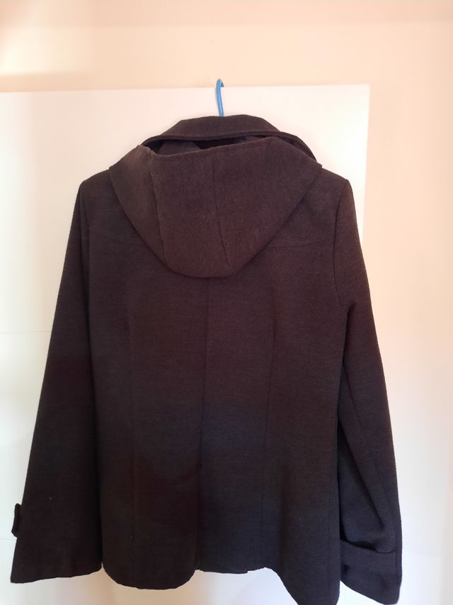 Trench corto grigio da donna