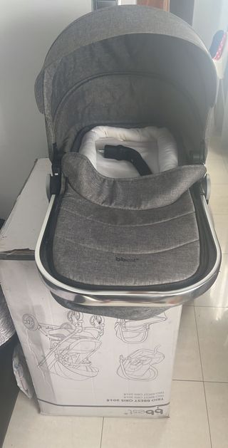 Carrito de bebe “TRIO BBESR GRIS 2018”