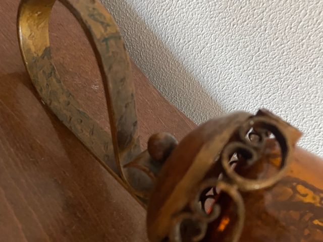 Cañon hierro forjado con botella coleccionismo