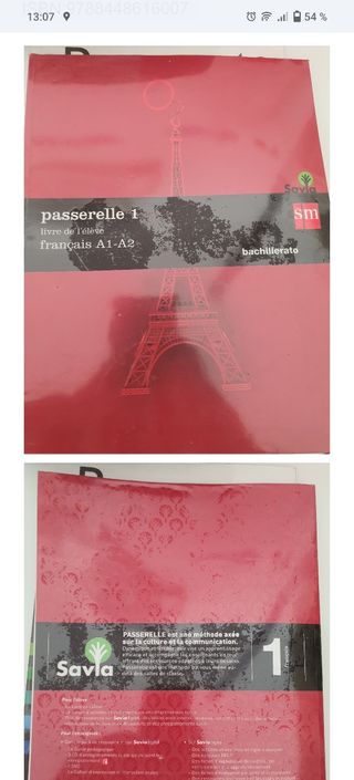 Libro francés 1° bachillerato