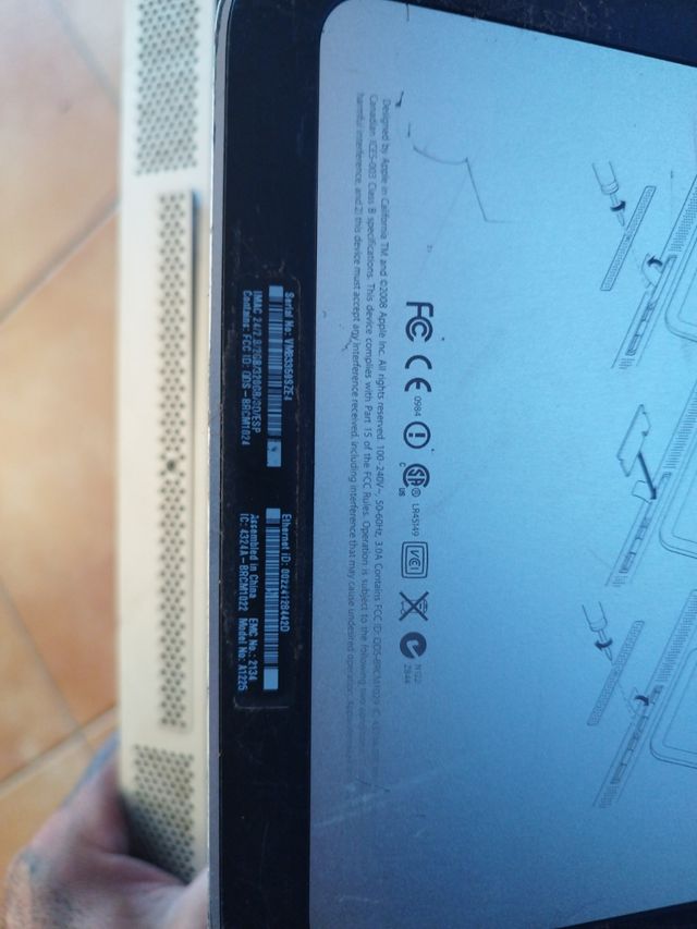 ordenador Mac para piezas o reparar