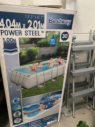 piscina con depuradora de arena