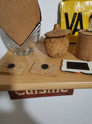 Set oggetti in sughero 