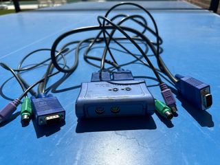 Kit de conmutador KVM PS/2 de 2 puertos