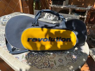 bolsa tenis y raqueta FISCHER con funda